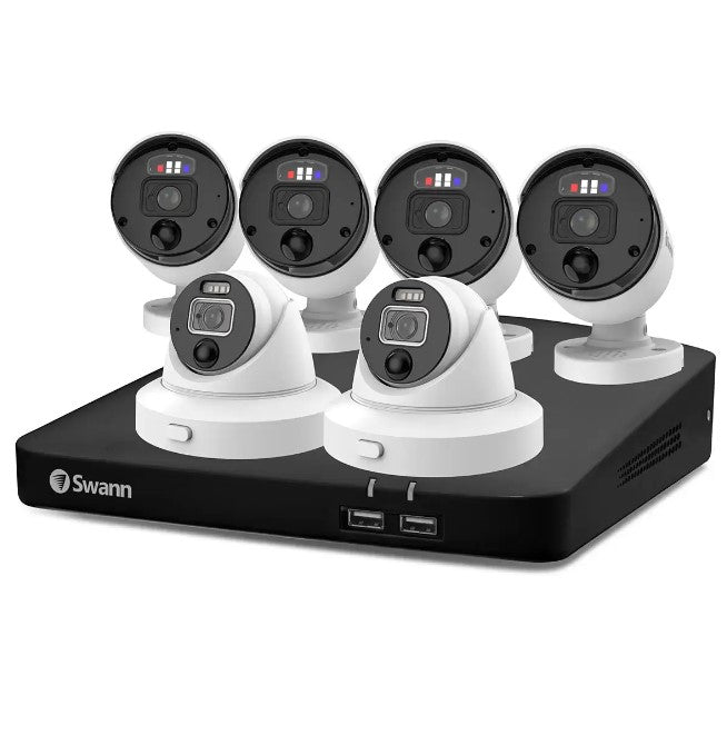 Swann 6 Camera 8 Channel 4K Ultra HD Professional Enforcer™ NVR Security System - SWNVK-88990-4B2D