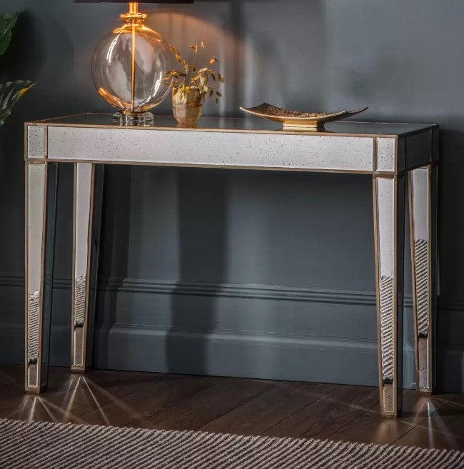 Gallery Kensington Mirrored Console Table