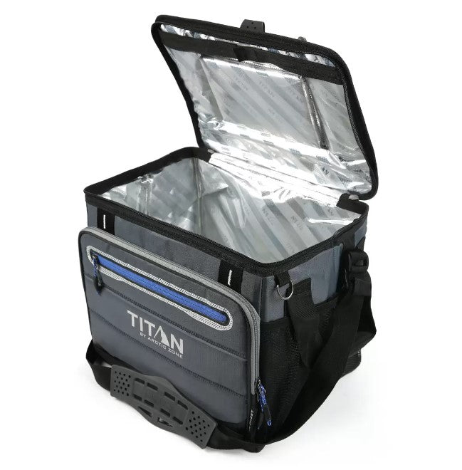 Titan Deep Freeze® Capacity 40 Cans + Ice, 5 Layers Of Insulation, Up To 2 Days Of Ice Preservation Black