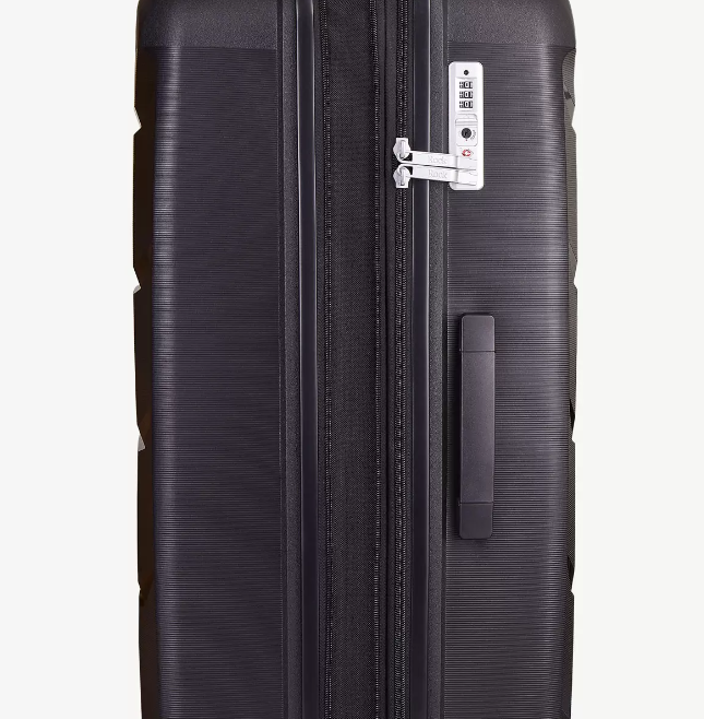 Rock Tulum 2 Piece Hardside Luggage Set in Black