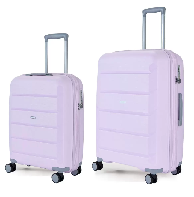 Rock Tulum 2 Piece Hardside Luggage Set in Lilac