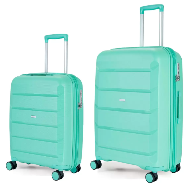 Rock Tulum 2 Piece Hardside Luggage Set in Turquoise