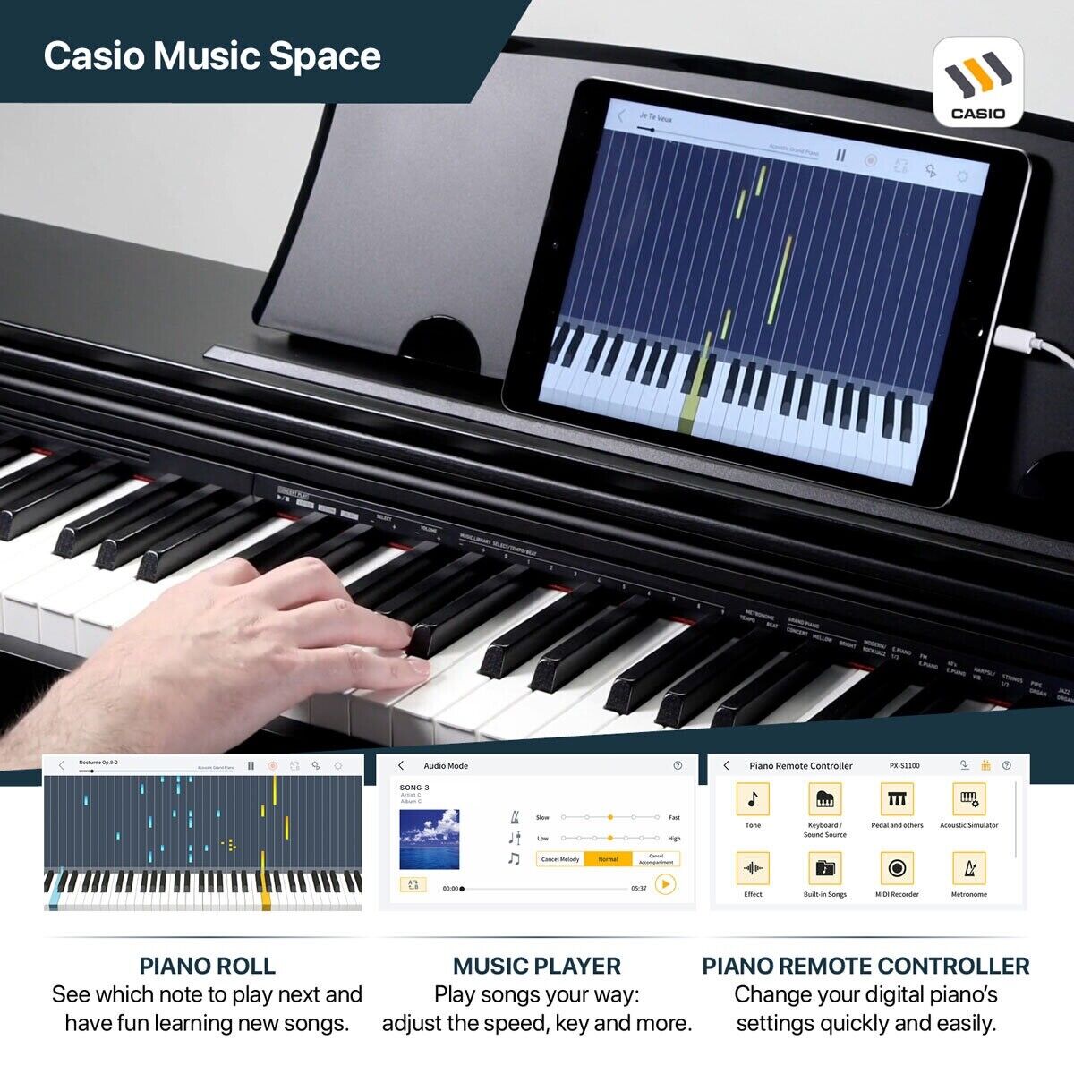 Casio Privia PX 765 Digital Piano in Black