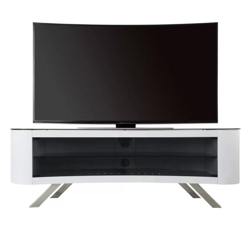 AVF Affinity Premium Bay 1500 Curved TV Stand For TVs Up To 70", 4 Colours